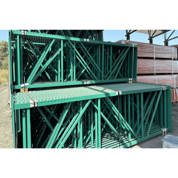 Pallet Rack Upright Frame – 120" Height, 14,000 lb Capacity