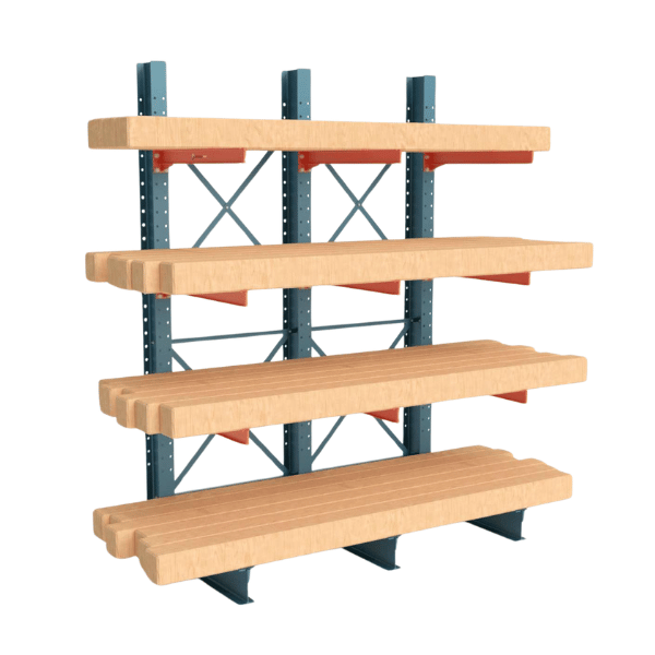 Cantilever Uprights – 192" Height x 60" Base & Arm Length