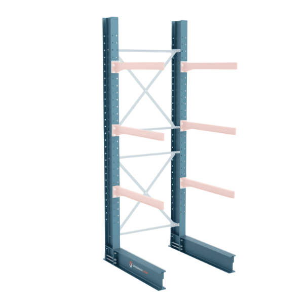 Cantilever Uprights – 144" Height x 48" Base & Arm Length