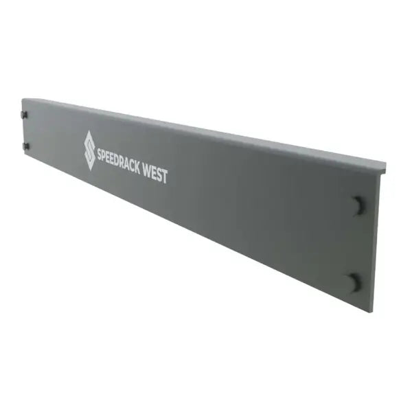 Double rivet beam left view heavy duty pallet rack beam for warehouse storage systems and industrial shelving applications