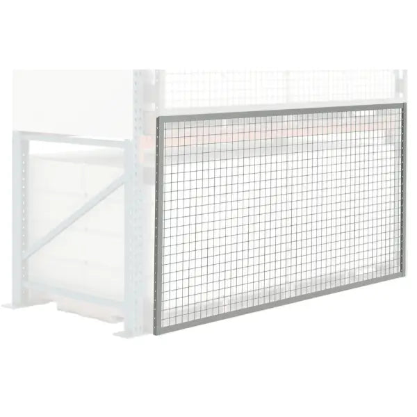 Heavy duty load stop screens industrial safety barrier system for warehouse racking and material containment