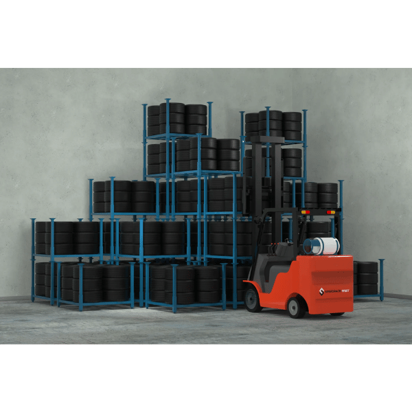 Stacking Rack Post Set of 4 (No Base Included)