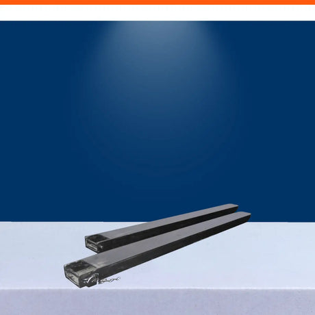 Forklift fork extensions for handling oversized pallets and improving warehouse material handling efficiency.