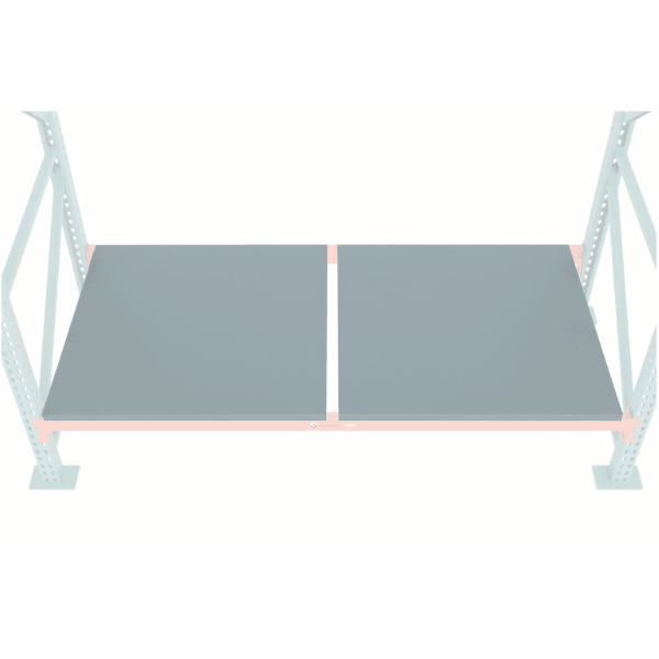46" Width Solid Steel Pallet Rack Decking
