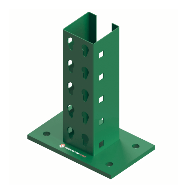 96" Pallet Racking Upright Frames – 14,000 lb Capacity