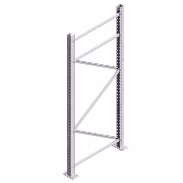 Pallet Rack Upright Frames – 144" Height – 10,000 lb Capacity