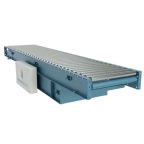 Accumulation conveyors industrial zero pressure material handling system for controlled package flow and accumulation
