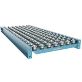10 ft ball transfer table front view industrial material handling transfer system
