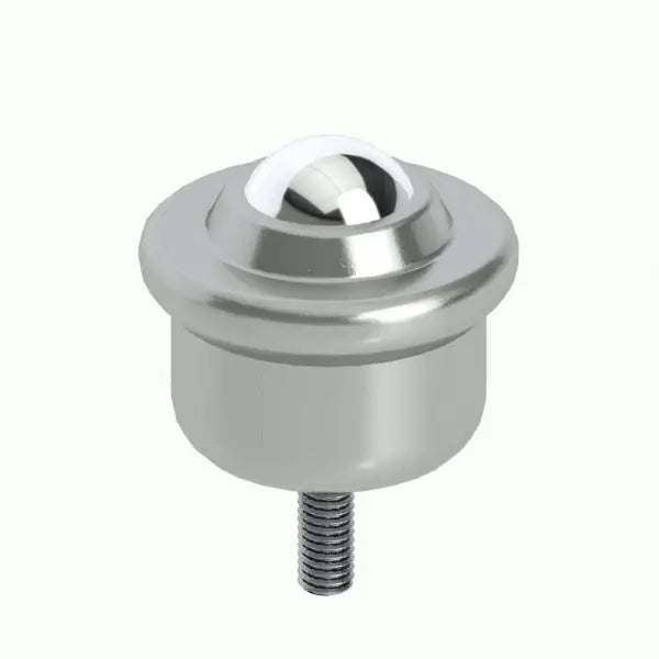 Ball transfers front view industrial material handling components for load movement and positioning
