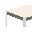 Double rivet beam front view heavy duty pallet rack beam for warehouse storage systems and industrial shelving applications

