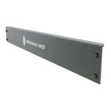 Double rivet beam left view heavy duty pallet rack beam for warehouse storage systems and industrial shelving applications
