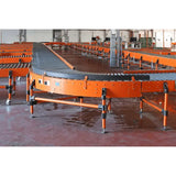 Galvanized roller gravity conveyor curved section lifestyle industrial warehouse material handling system
