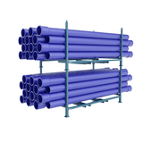 Industrial Pipe Rack – 48" Width