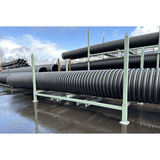 Industrial Pipe Rack – 48" Width