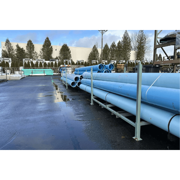 Industrial Pipe Rack – 48" Width