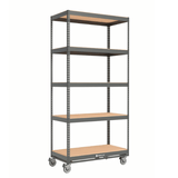 Mobile Boltless Shelving with Casters