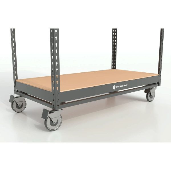 Mobile Boltless Shelving with Casters