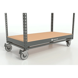 Mobile Boltless Shelving with Casters