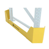 Pallet rack guard protection from forklifts industrial warehouse safety barrier system for rack impact prevention
