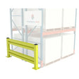 Pallet rack protectors and conveyor belt guard rails industrial safety systems for warehouse equipment protection and impact prevention
