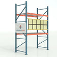 Pallet rack safety netting fixed style with rack industrial warehouse fall protection system for pallet rack load containment and safety barriers
