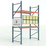 Pallet rack safety netting fixed style with rack industrial warehouse fall protection system for pallet rack load containment and safety barriers
