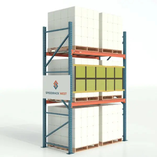 Pallet rack safety netting fixed style with rack and box industrial warehouse fall protection system for pallet rack load containment and safety barriers
