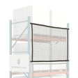 Pallet rack safety netting modular industrial warehouse fall protection system for pallet rack load containment and safety barriers

