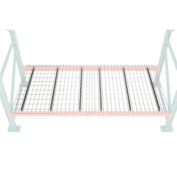 58" Wide Standard Pallet Rack Wire Decking for 10' Beams