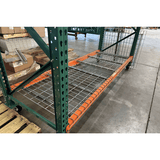 46" Width Flanged Pallet Rack Wire Decking for 8ft & 12ft Beams