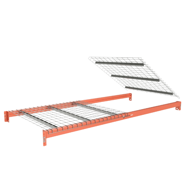 52" Wide Standard Pallet Rack Wire Decking for 9' Beams