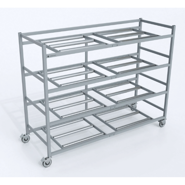4 Tier Portable Mortuary Storage Rack