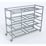 4 Tier Portable Mortuary Storage Rack