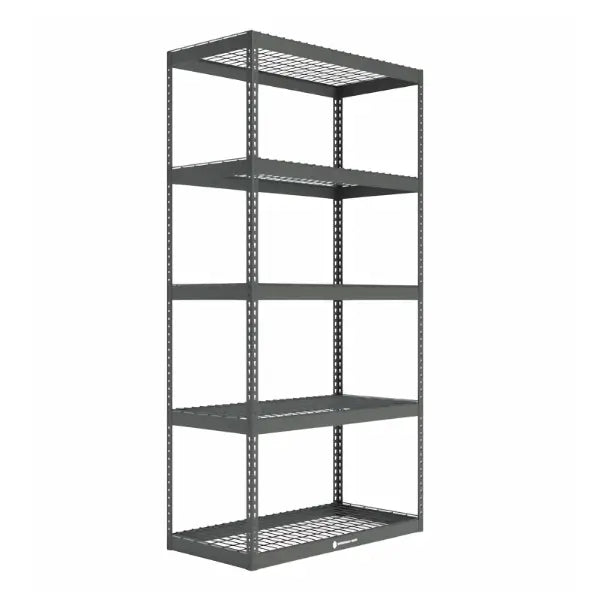 Industrial Shelving Kit – 4'W x 2'D x 8'H with 5 Shelves