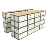 Industrial Shelving Kit – 4'W x 2'D x 8'H with 5 Shelves