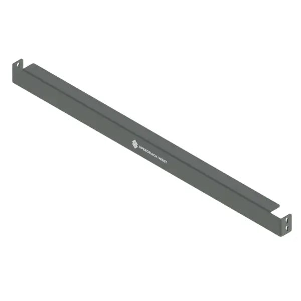 Tie support right view industrial shelving support component for warehouse storage systems
