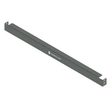 Tie support right view industrial shelving support component for warehouse storage systems
