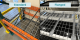 58" Wide Standard Pallet Rack Wire Decking for 10' Beams